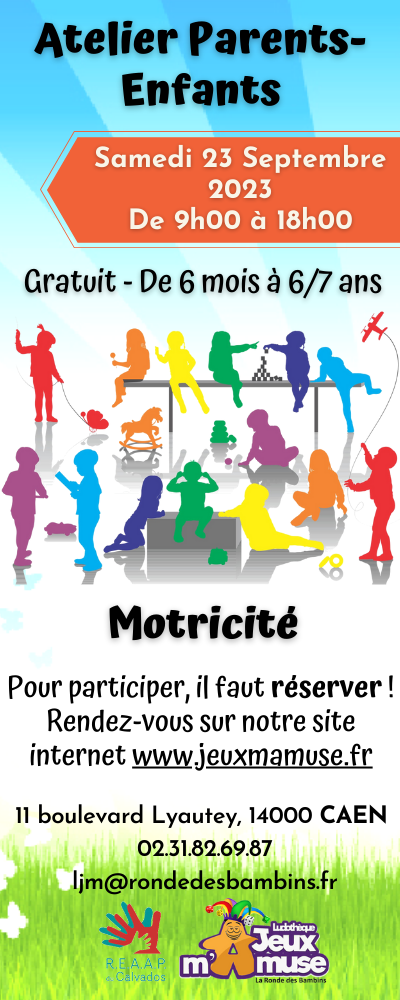 Visuel Atelier motricité 23 septembre 2023