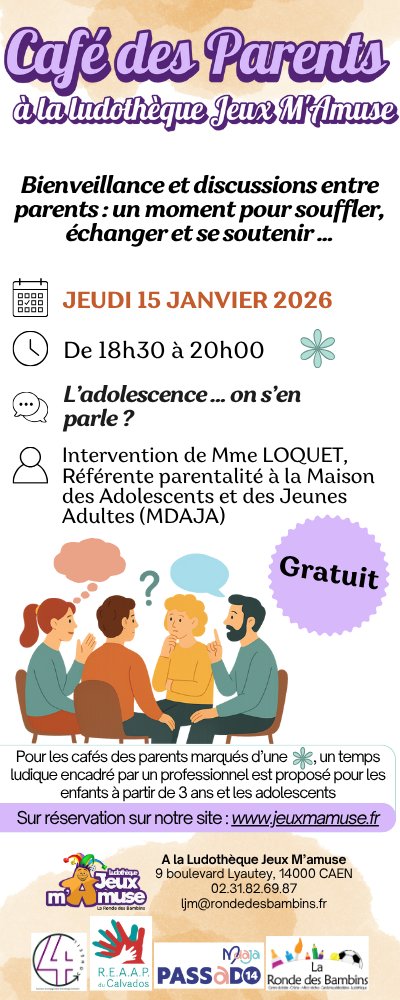 Visuel site Cafés parents - Janvier 2026