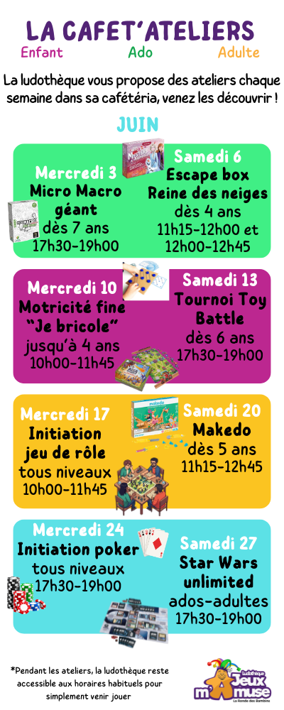 Bandeau - Cafet'ateliers - Juin