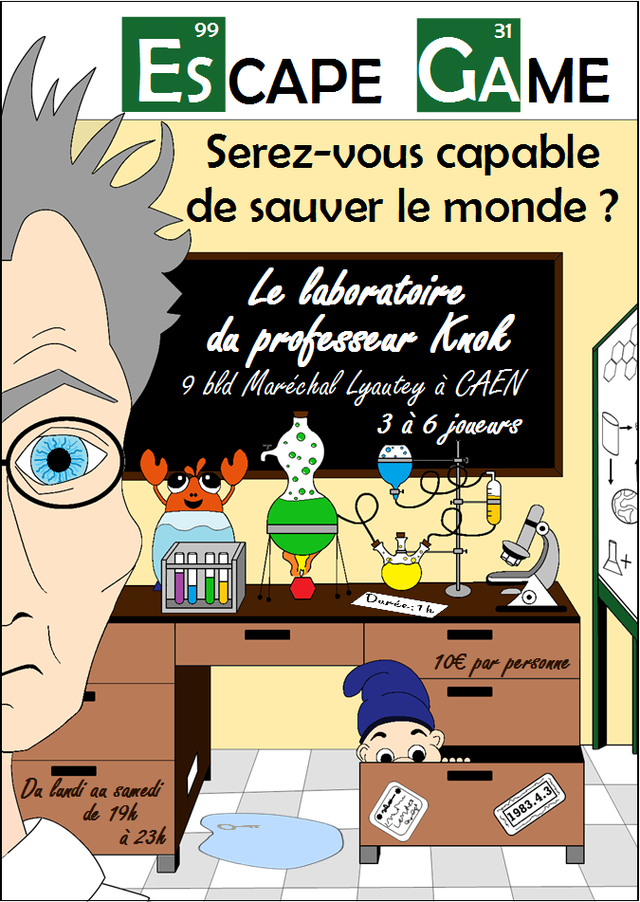 Affiche Escape Game