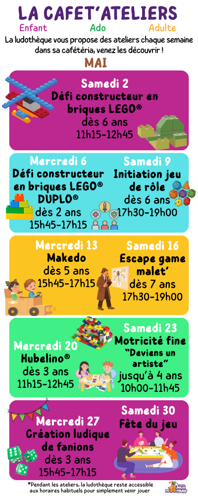 Bandeau - Cafet'ateliers - Mai